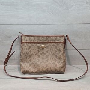 Coach Women Logo Monogram Crossbody Bag Purse